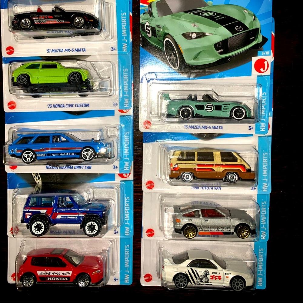 Godzilla, JDM Hot Wheel Lot